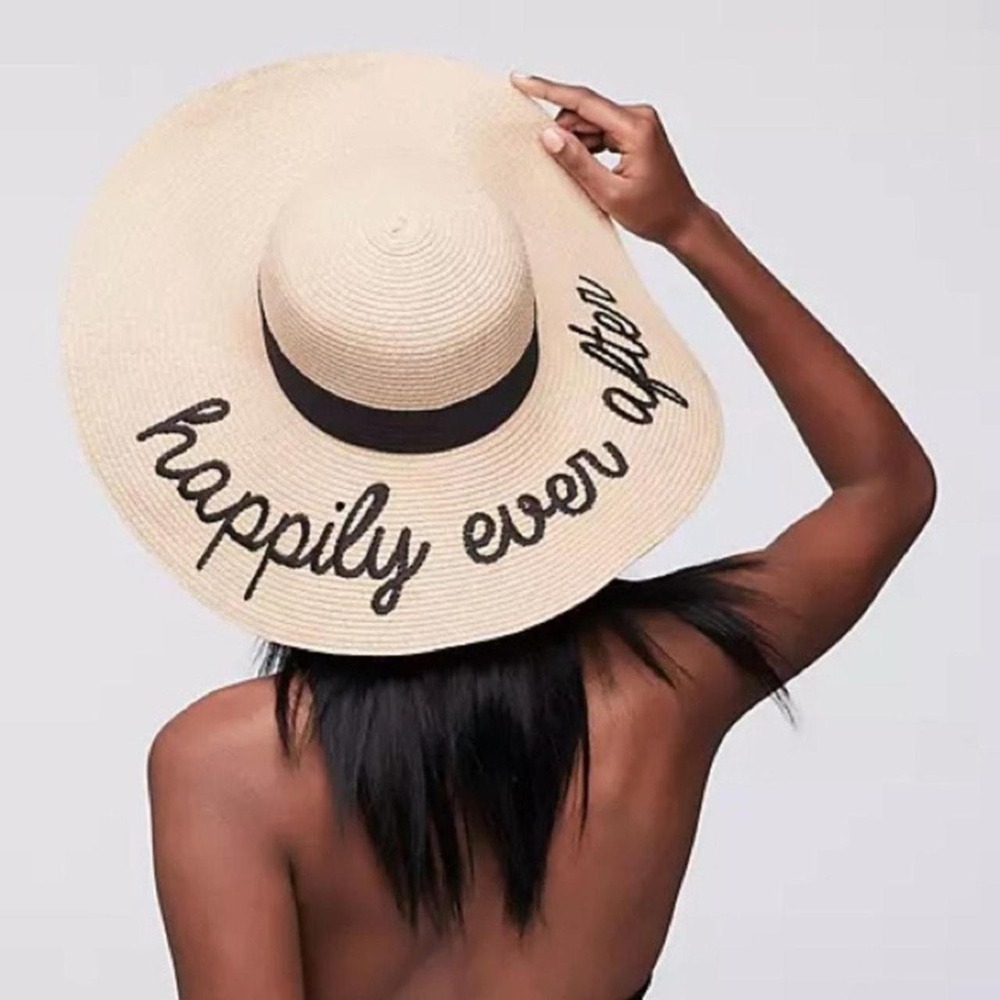 New Bride Wedding Gift Bachelorette Party Sun Hat Classy Fun